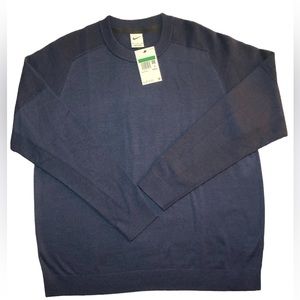 Nike TW Tiger Woods Collection Knit Golf Sweater Wool Blend XL CU9782-451